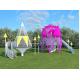 20 Meters Outdoor Childrens Climbing Equipment Weatherproof Custom Play Structure Equipment