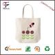 White in color fabric cotton shopping bag
