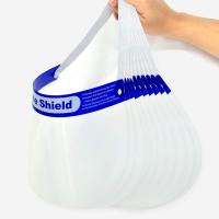 PET Material Clear Plastic Face Shield , Industrial Face Shield  High Transparency
