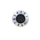 Customizable D Type Metal Potentiometer Knobs Silver / Black / Golden Tone Knurled Handles