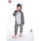 Wholesale Custom Animal Kids Pajamas zebra Girls Onesie For For Christmas Festival Breathable Quick Dry