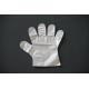 Waterproof Clear Disposable PE Gloves Comfortable Food Contact S-XL Size