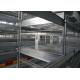 Galvanized Industrial Open House Battery Cage System For Laying Hens