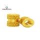 High Precision Industrial Metal Nuts Netted Knurled Type For Plastic Housing