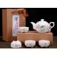 5 Pcs Ceramic Tea Sets For Adults , Customize Ceramic Teapot Travel Suit