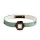 Geometric Handmade Leather Bracelet , Bohemia 18.5cm Magnetic Closure Wrap Bracelets