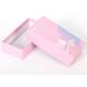 2mm Rigid Cardboard Gift Boxes Pink Printed Recyclable For Cosmetics