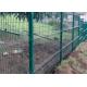 3m Width Roll Top Mesh Fencing Dark Green Pvc Coated For Security And Privacy