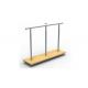 Top And Down Adjustable Garment Display Stand 1200 * 400 * 1400MM For Clothing Shop