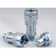 Carbon Steel Threaded Quick Connect , KZE-B NPT Thread High Pressure Quick Couplings