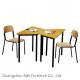 Metal Frame BAILI Study Table And Chair Set MDF Board Desk Top
