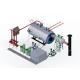 Horizontal Industrial Gas Fired Steam Boilers 3 Pass Water Tube Boiler For Food Industry