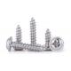 Stainless Steel Phillips Flanged Extra-Wide Rounded Head Screws for Sheet Metal Tapping Screws with Collar