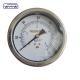 Hydraulic Jack Pressure Gauge Center Back Connection 100mm Dial Size