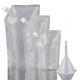 biodegradable Portable Water Bag Transparent  Beverage Oil Packing 8OZ 16OZ 32OZ liquid packaging Doypack