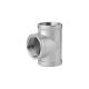 Water Pipe Equal Tee with CF8 Pipe Fittings and BSPT Thread