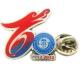 Epoxy Brass Lapel Pin Badges With Hard Enamel / Soft Enamel Crafts