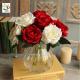 UVG FRS66 Floral design in cheap artificial red rose flower for wedding themes table decoration