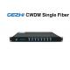 8 channels CWDM Mux Demux Simplex Uni - directional 1RU Rack Mount Single fiber