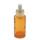 White Rubber Nipple 10ml 20-410 Glass Essential Oil Bottle