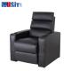 840mm Genuine Leather Theater Electric Recliner Chair With Headrest Adjustable Height
