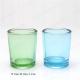Best quality solid green shot glass, green candle holder for wholesale