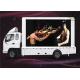 P10 Super thin Waterproof SMD3528 Mobile Truck LED Display Board , 10000dots/sq m