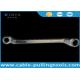 Alloy steel Carbon Steel Double Offset Ring Spanner Wrench to tighten the bolt