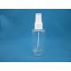 Non Toxic Hand Cleaner 90ml Clear Plastic Pump Bottles