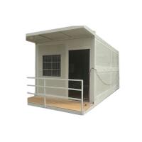 Sandwich Panel White Prefab Steel Structures Prefabricated Movable Folding Container House
