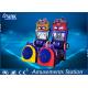 Indoor Driving Arcade Cabinet / Game Machine For Kids 3 Lives Cartoon Style