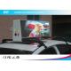 High Brightness Led Taxi Top Advertising Signs With Wireless Control , 192×64 Pixel