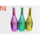 wholesale frosted flint glass customized wine bottles