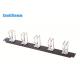 OEM Rack Mounted Cable Management , 19 Rack Cable Management Bar 5 Rings