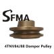 Corrosion Resistance Gloden Iron 4TNV88 Damper Pulley