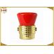 Zinc Alloy Metal Perfume Bottle Caps Diamond Shaped Fashion Design Free Sample