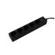 5 Outlet Power Saving Power Strip , Black Energy Efficient Power Strips