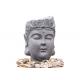 Garden Ornaments Large Buddha Water Fountain / Buddha Face Water Fountain With Lights