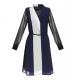 High Quality Dress ladies office wear dresses office chiffon dress