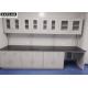 Laboratory Workbench Furniture Double Thick Edge Countertops With Sink And Faucet