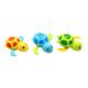Turtle Shape Silicone Bath Toys Floating Customized Color Easy To Carry