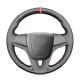 Hand Sewing Carbon PU Leather Steering Wheel Cover for Chevrolet Holden Cruze Aveo Orlando Ravon R4