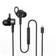 Voice Control ANC Wired Earbuds MFI Approve No Latency For Sport