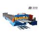 Automatic Steel Profile Roll Forming Machine , Easy Operate Metal Roof Panel Machine