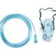 Hyperbaric Oxygen Therapy Mask , Medical PVC Oxygen Delivery Mask With Tubing