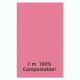 Nontoxic Compostable Shipping Bags Waterproof Practical Pink Black Color