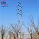 110kv Galvanized High Voltage Electric Pole Hexadecagon 9m Utility