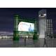 Custom Outdoor Led Video Wall Screens , Led Moving Message Display With Light Emitting Materials