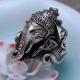 Retro Elephant Style Thai Sterling Silver Men Ring (056250)