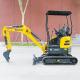 Boom Swing 2 Ton Customized Mini Excavators Changchai Engine Small Tracked Excavator